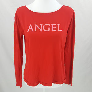 Victoria's Secret Angel Red T-Shirt Size Small
